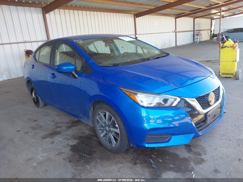2021 Nissan Versa VIN 3N1CN8EV6ML840183 IAAI salvage auction — SIDE, Salvage Title, sold $225 on 2026-09-05 (photo 1)