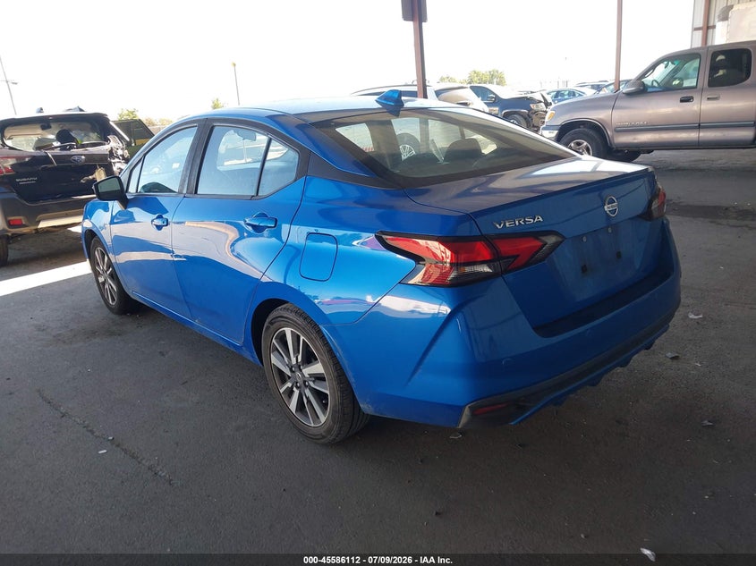 2021 Nissan Versa VIN 3N1CN8EV6ML840183 IAAI salvage auction — SIDE, Salvage Title, sold $225 on 2026-09-05 (photo 3)