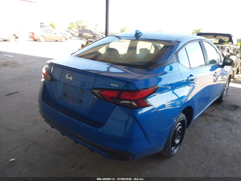 2021 Nissan Versa VIN 3N1CN8EV6ML840183 IAAI salvage auction — SIDE, Salvage Title, sold $225 on 2026-09-05 (photo 4)