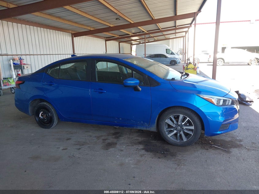 2021 Nissan Versa VIN 3N1CN8EV6ML840183 IAAI salvage auction — SIDE, Salvage Title, sold $225 on 2026-09-05 (photo 6)