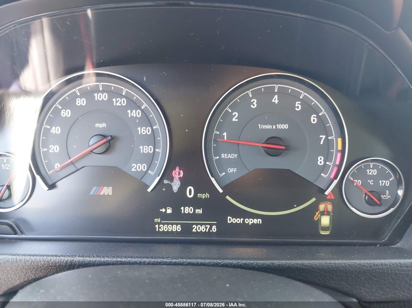2014 BMW 3er VIN WBA3B9G59ENR90392 IAAI salvage auction — NORMAL WEAR, Clear (Pennsylvania), sold $2,300 on 2026-07-28 (photo 7)