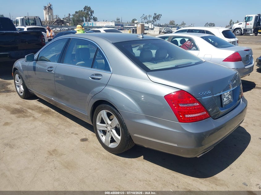 2011 Mercedes-benz S class VIN WDDNG7BB3BA367485 IAAI salvage auction — NORMAL WEAR, Clear - Dealer Only (California), sold $6,325 on 2026-07-15 (photo 3)