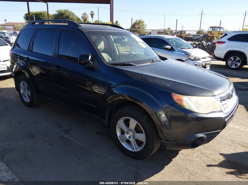 2012 Subaru Forester VIN JF2SHABCXCH437896 IAAI salvage auction — LEFT FRONT, Clear - Dealer Only (California), sold $875 on 2026-07-28 (photo 1)