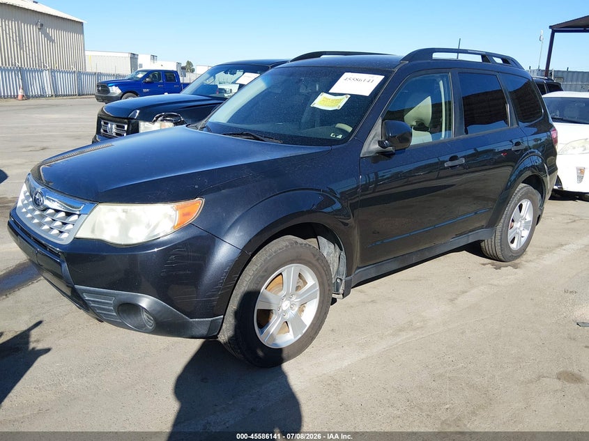 2012 Subaru Forester VIN JF2SHABCXCH437896 IAAI salvage auction — LEFT FRONT, Clear - Dealer Only (California), sold $875 on 2026-07-28 (photo 2)