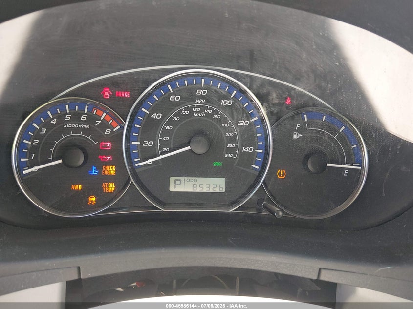 2011 Subaru Forester VIN JF2SHADC9BH767623 IAAI salvage auction — RIGHT SIDE, Clear - Dealer Only (California), sold $825 on 2026-07-28 (photo 7)