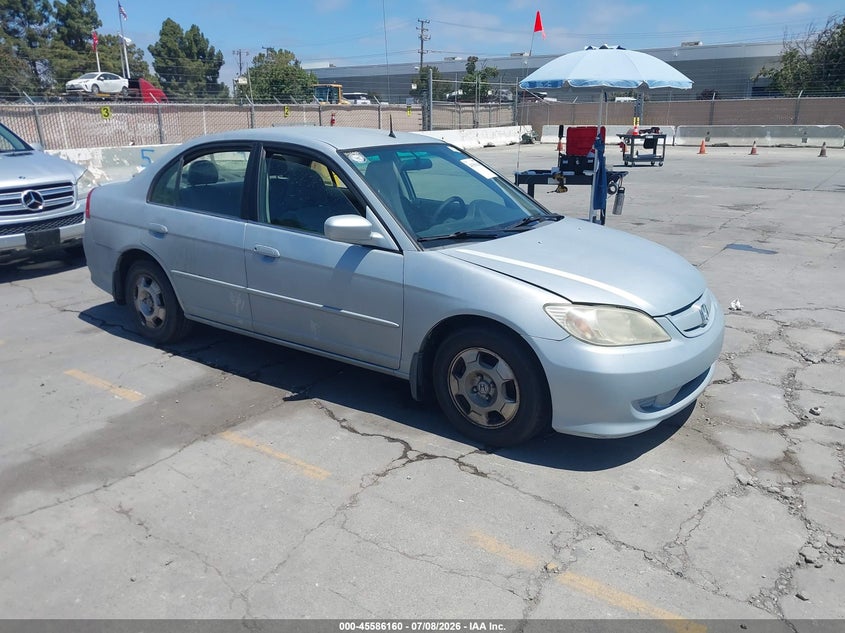 2004 Honda Civic hybrid VIN JHMES96634S020140 IAAI salvage auction — SIDE, Clear - Dealer Only (California), sold $400 on 2026-07-29 (photo 1)