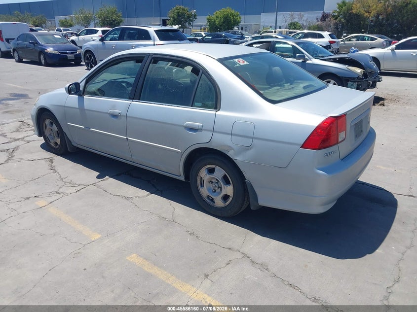 2004 Honda Civic hybrid VIN JHMES96634S020140 IAAI salvage auction — SIDE, Clear - Dealer Only (California), sold $400 on 2026-07-29 (photo 3)