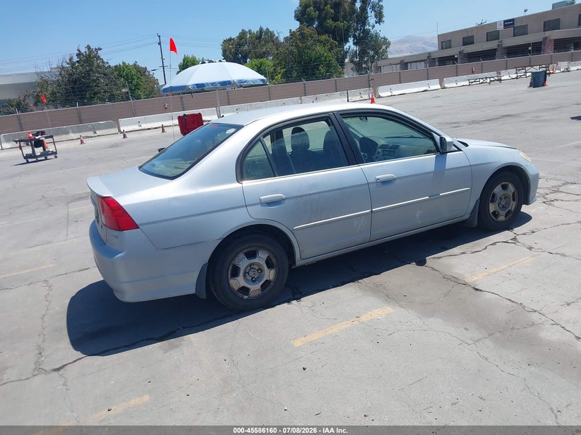 2004 Honda Civic hybrid VIN JHMES96634S020140 IAAI salvage auction — SIDE, Clear - Dealer Only (California), sold $400 on 2026-07-29 (photo 4)