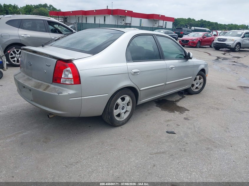 2004 Kia Spectra VIN KNAFB161945136871 IAAI salvage auction — NORMAL WEAR, Clear (Maryland), sold $400 on 2026-07-16 (photo 4)