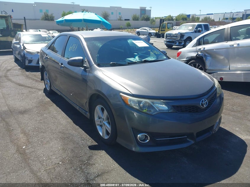 2013 Toyota Camry VIN 4T1BF1FK9DU262468 IAAI salvage auction — REAR END, Salvage Title, sold $3,200 on 2026-07-19 (photo 1)