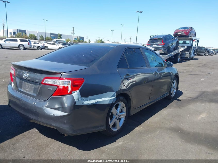 2013 Toyota Camry VIN 4T1BF1FK9DU262468 IAAI salvage auction — REAR END, Salvage Title, sold $3,200 on 2026-07-19 (photo 4)