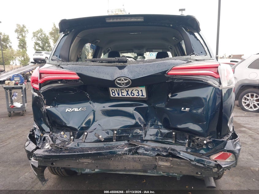 2018 Toyota Rav 4 VIN JTMZFREV9JJ174143 IAAI salvage auction — REAR END, Salvage Certificate (California), sold $5,650 on 2026-07-24 (photo 6)