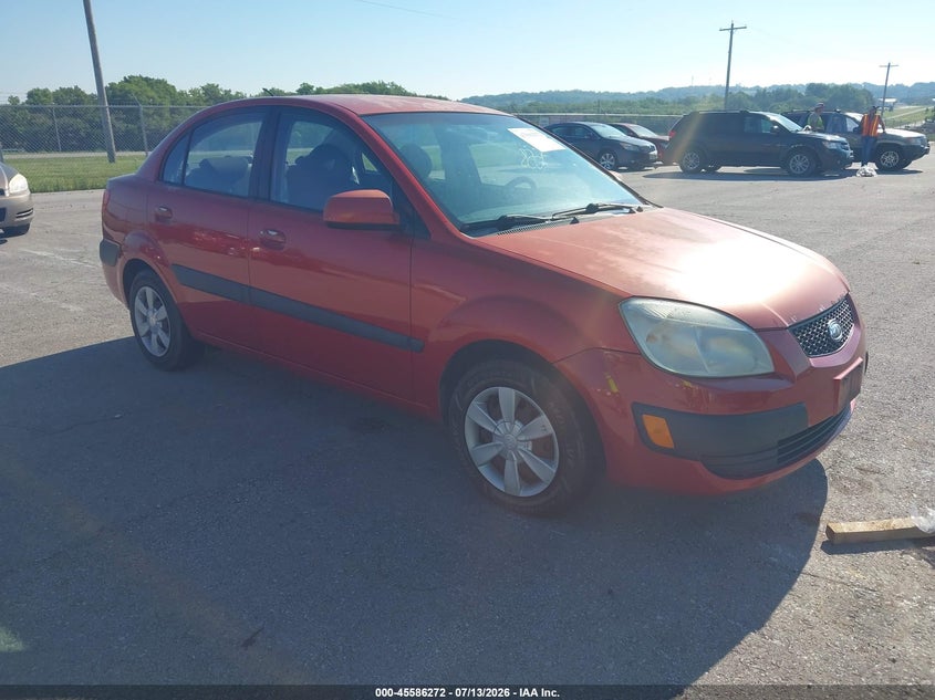 2006 Kia Rio VIN KNADE123X66103431 IAAI salvage auction — NORMAL WEAR, Clear (Missouri), sold $200 on 2026-07-16 (photo 1)