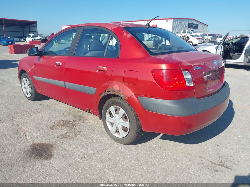 2006 Kia Rio VIN KNADE123X66103431 IAAI salvage auction — NORMAL WEAR, Clear (Missouri), sold $200 on 2026-07-16 (photo 3)