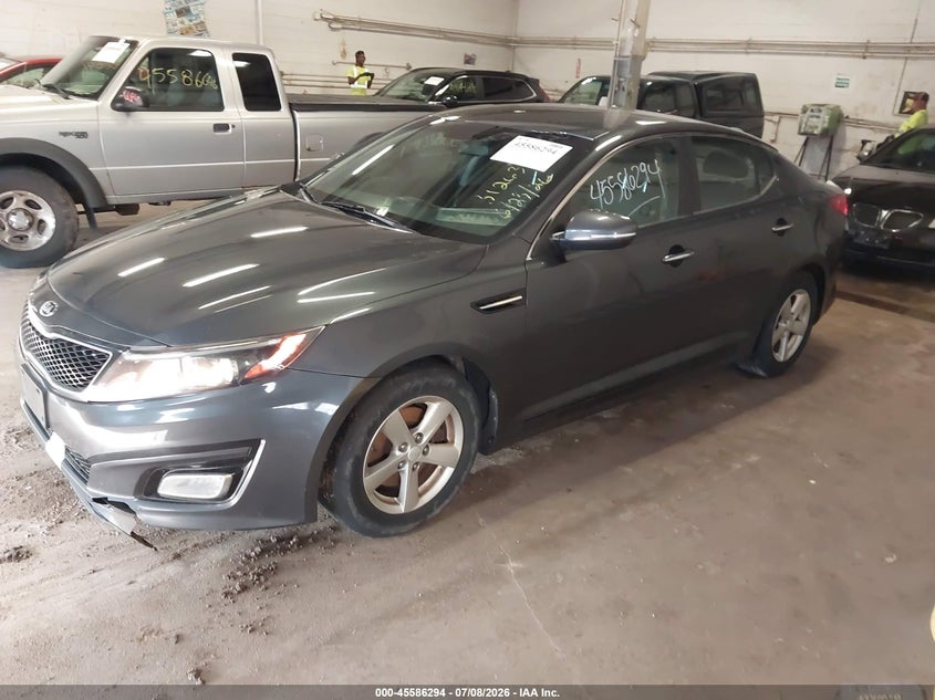 2015 Kia Optima VIN KNAGM4A73F5635633 IAAI salvage auction — NORMAL WEAR, Clear (Minnesota), sold $600 on 2026-07-15 (photo 2)
