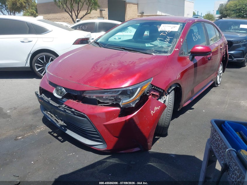 2023 Toyota Corolla VIN 5YFB4MDE3PP026683 IAAI salvage auction — LEFT REAR, Salvage Certificate (California), sold $6,600 on 2026-07-31 (photo 2)