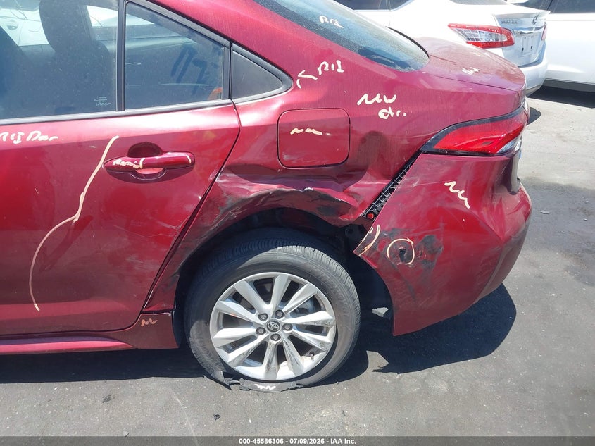 2023 Toyota Corolla VIN 5YFB4MDE3PP026683 IAAI salvage auction — LEFT REAR, Salvage Certificate (California), sold $6,600 on 2026-07-31 (photo 6)