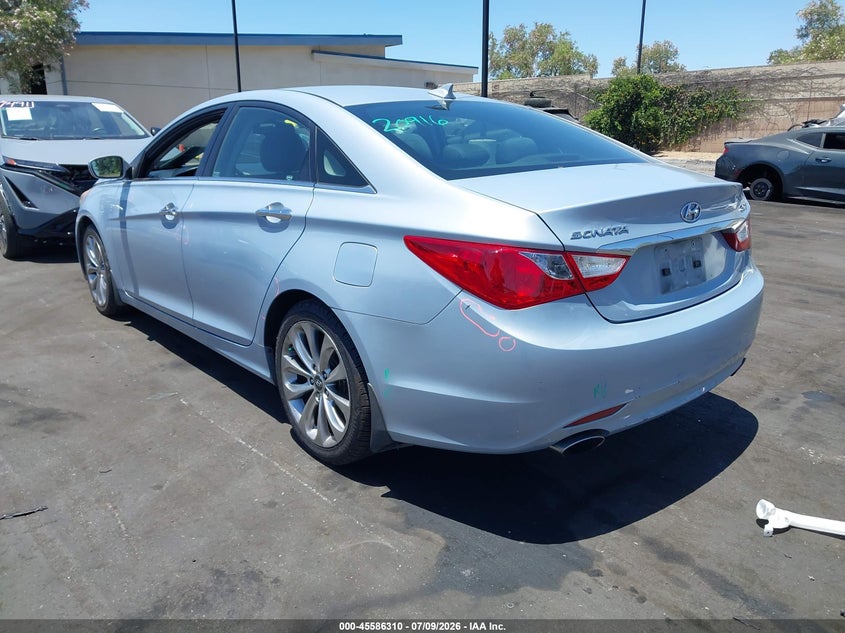 2012 Hyundai Sonata VIN 5NPEC4ABXCH418478 IAAI salvage auction — SIDE, Salvage Certificate (California), sold $800 on 2026-07-16 (photo 3)