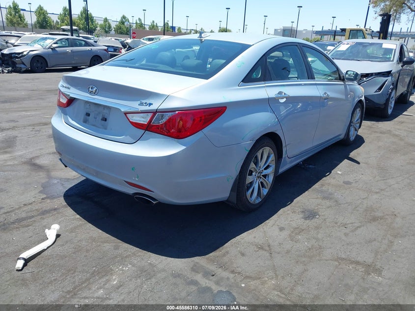 2012 Hyundai Sonata VIN 5NPEC4ABXCH418478 IAAI salvage auction — SIDE, Salvage Certificate (California), sold $800 on 2026-07-16 (photo 4)
