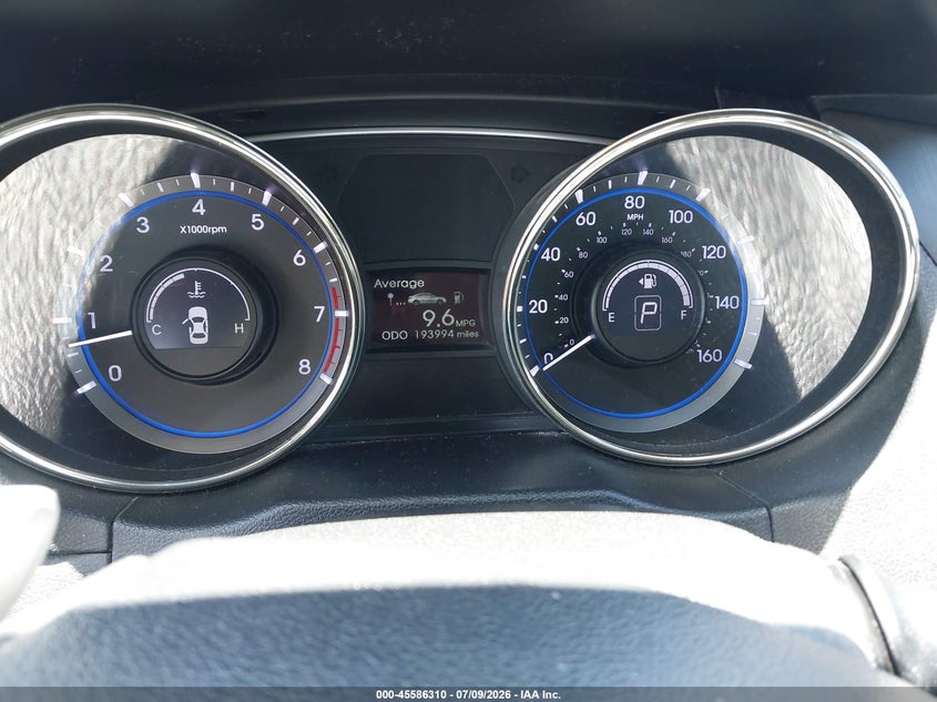 2012 Hyundai Sonata VIN 5NPEC4ABXCH418478 IAAI salvage auction — SIDE, Salvage Certificate (California), sold $800 on 2026-07-16 (photo 7)