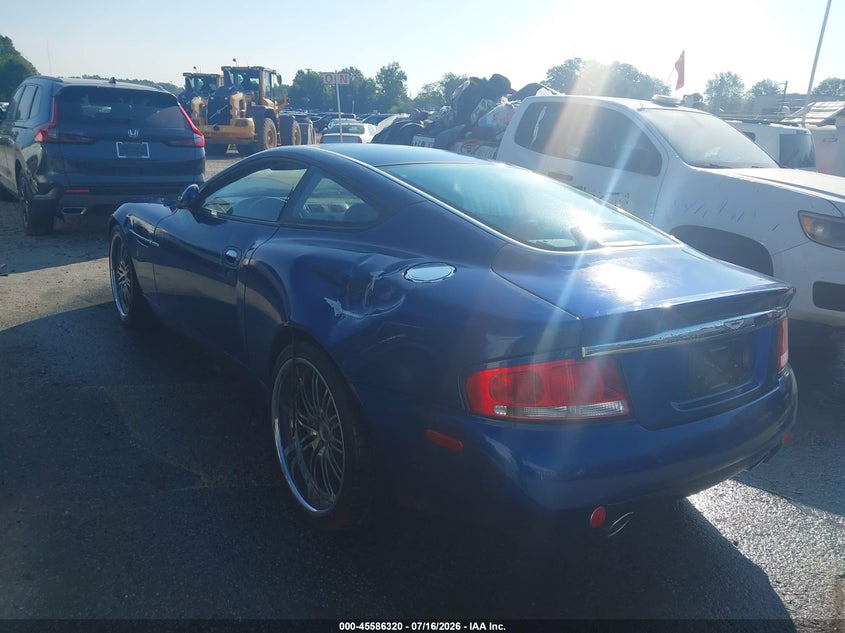 2002 Aston martin Vanquish VIN SCFAC23382B500297 IAAI salvage auction — LEFT REAR, Salvage (North Carolina), sold $21,100 on 2026-08-31 (photo 3)