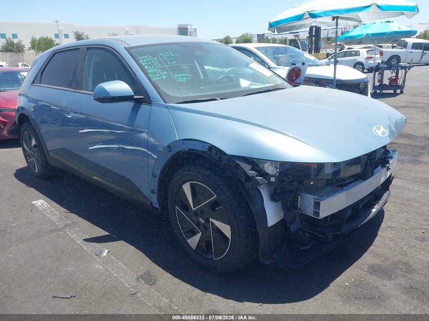 2026 Hyundai Ioniq 5 VIN 7YAKN4DA5TY047060 IAAI salvage auction — FRONT & REAR, Wait Title, sold $8,200 on 2026-08-21 (photo 1)