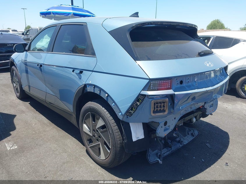 2026 Hyundai Ioniq 5 VIN 7YAKN4DA5TY047060 IAAI salvage auction — FRONT & REAR, Wait Title, sold $8,200 on 2026-08-21 (photo 3)