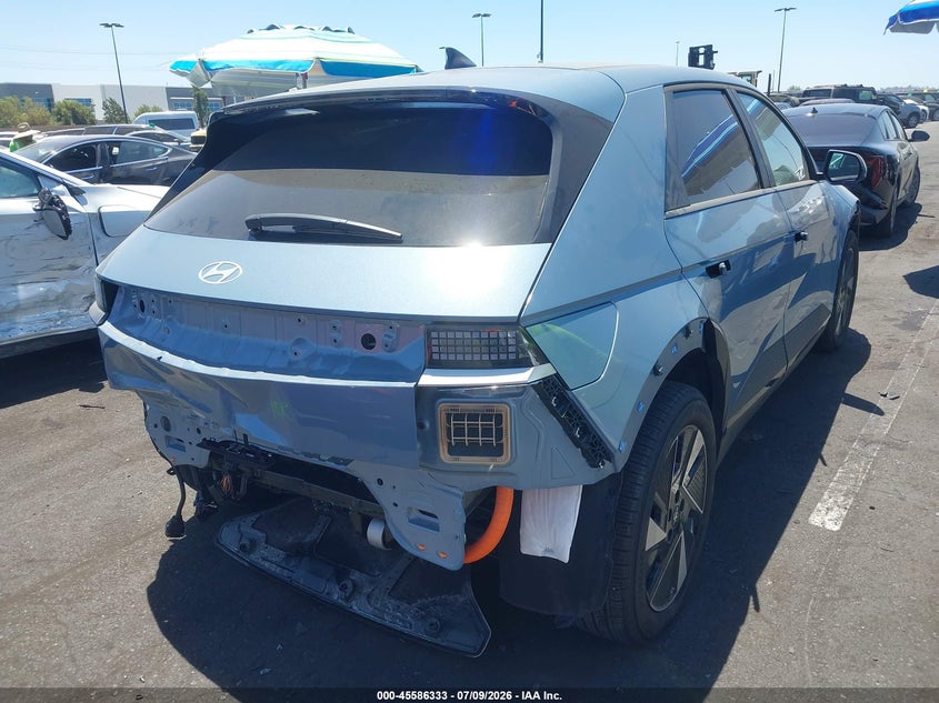 2026 Hyundai Ioniq 5 VIN 7YAKN4DA5TY047060 IAAI salvage auction — FRONT & REAR, Wait Title, sold $8,200 on 2026-08-21 (photo 4)