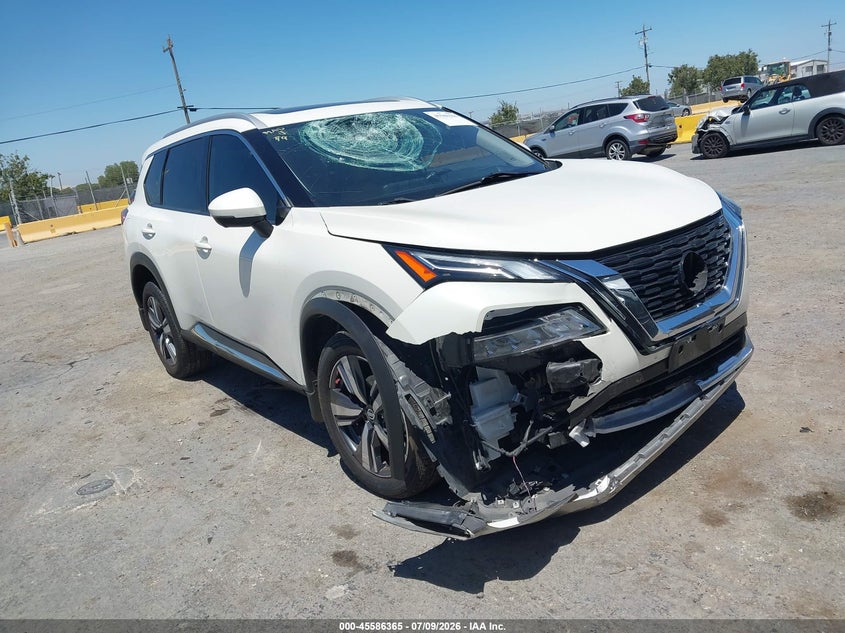 2021 Nissan Rogue VIN JN8AT3DC2MW107964 IAAI salvage auction — THEFT, Salvage Title, sold $6,200 on 2026-07-30 (photo 1)
