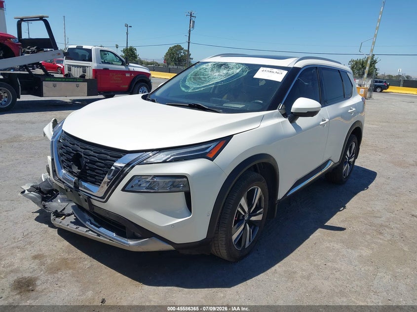 2021 Nissan Rogue VIN JN8AT3DC2MW107964 IAAI salvage auction — THEFT, Salvage Title, sold $6,200 on 2026-07-30 (photo 2)