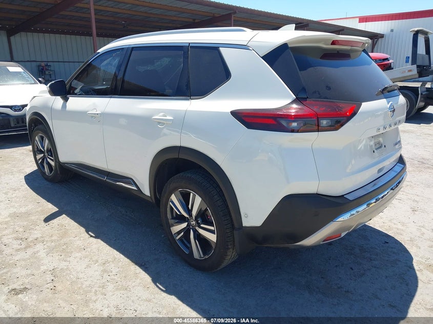 2021 Nissan Rogue VIN JN8AT3DC2MW107964 IAAI salvage auction — THEFT, Salvage Title, sold $6,200 on 2026-07-30 (photo 3)