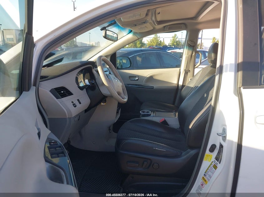 2012 Toyota Sienna VIN 5TDXK3DC7CS225919 IAAI salvage auction — REAR END, Salvage Certificate (California), sold $375 on 2026-07-24 (photo 5)
