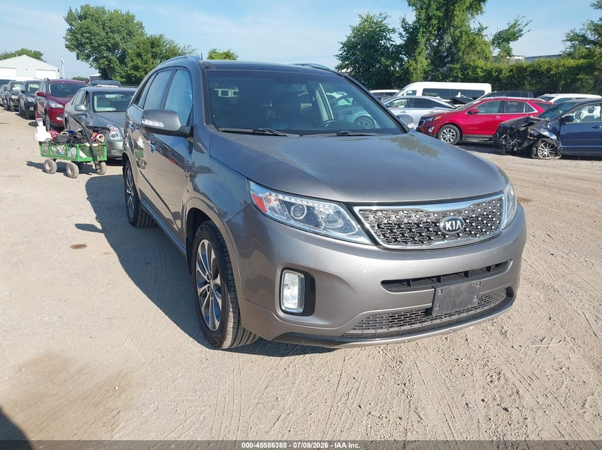 2015 Kia Sorento VIN 5XYKW4A72FG645732 IAAI salvage auction — NORMAL WEAR, Regular Certificate (Iowa), sold $1,100 on 2026-07-29 (photo 1)