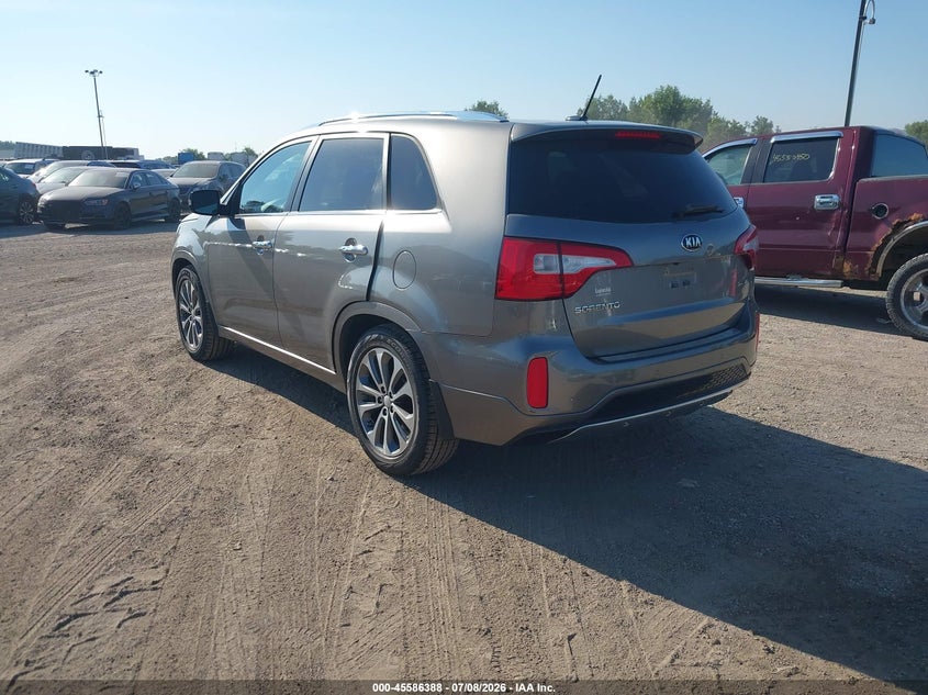 2015 Kia Sorento VIN 5XYKW4A72FG645732 IAAI salvage auction — NORMAL WEAR, Regular Certificate (Iowa), sold $1,100 on 2026-07-29 (photo 3)