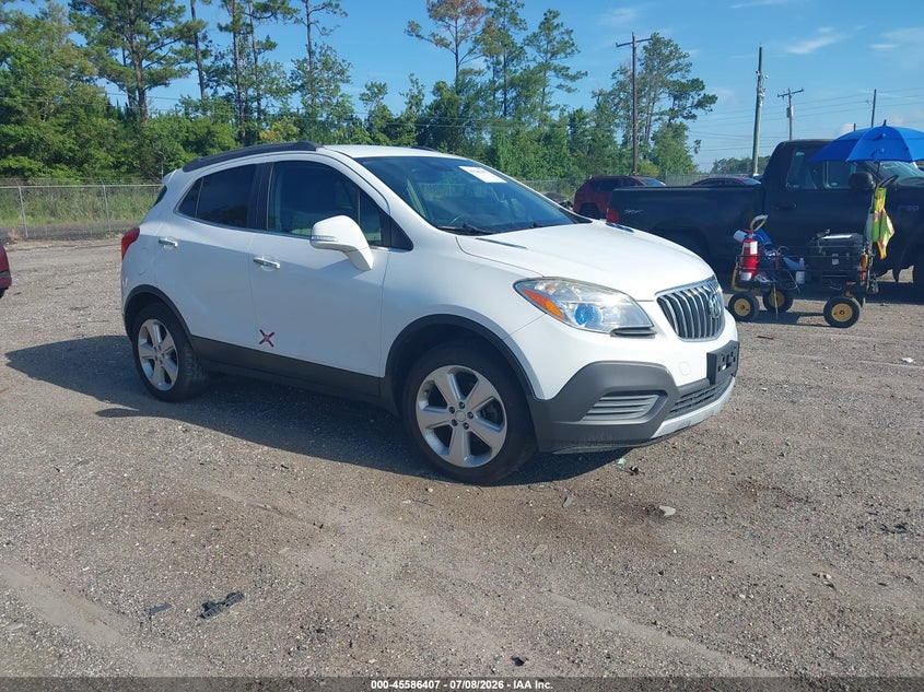 2016 Buick Encore VIN KL4CJESB3GB575787 IAAI salvage auction — NORMAL WEAR, Clear (Florida), sold $375 on 2026-07-31 (photo 1)