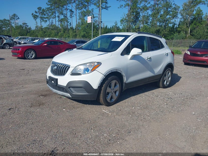 2016 Buick Encore VIN KL4CJESB3GB575787 IAAI salvage auction — NORMAL WEAR, Clear (Florida), sold $375 on 2026-07-31 (photo 2)