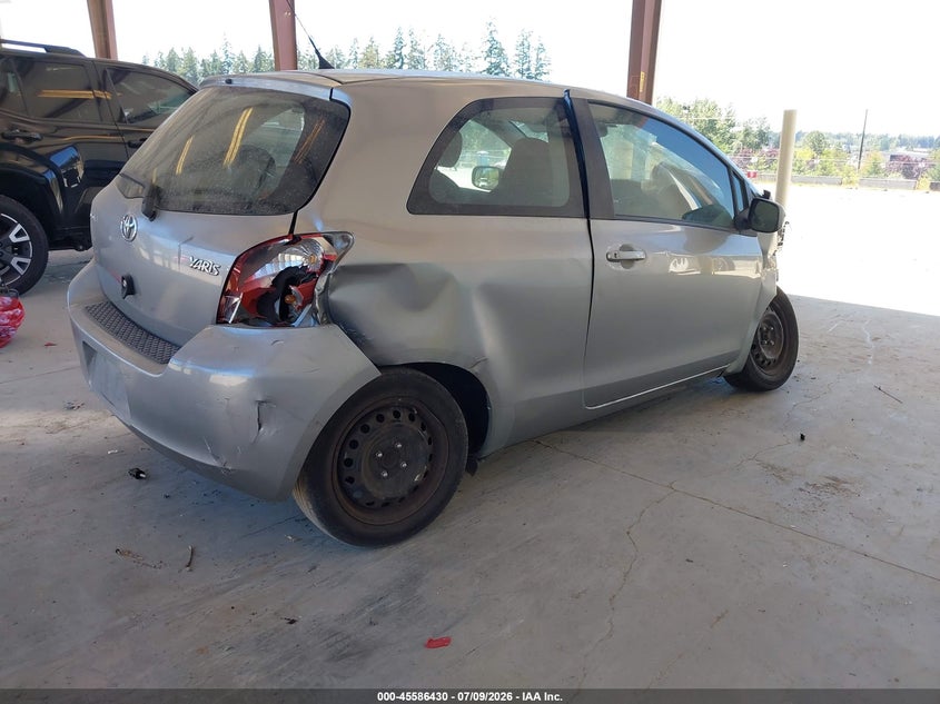 2008 Toyota Yaris VIN JTDJT923X85213897 IAAI salvage auction — FRONT & REAR, Bill Of Sale (Washington), sold $250 on 2026-07-29 (photo 4)