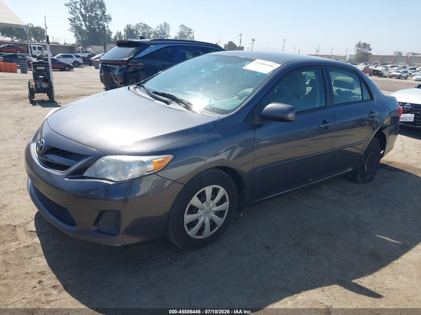 2011 Toyota Corolla VIN JTDBU4EE7B9133751 IAAI salvage auction — REAR END, Salvage (California), sold $25 on 2026-07-29 (photo 2)