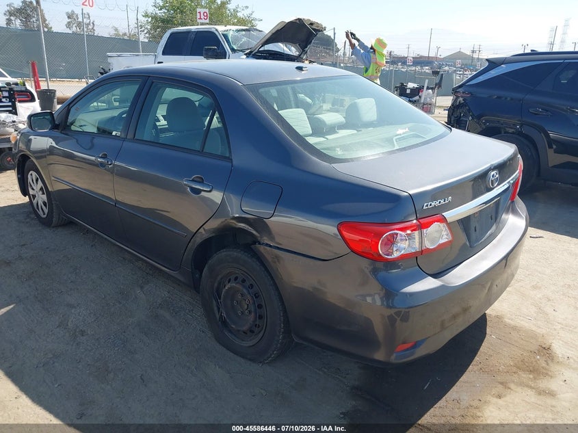 2011 Toyota Corolla VIN JTDBU4EE7B9133751 IAAI salvage auction — REAR END, Salvage (California), sold $25 on 2026-07-29 (photo 3)