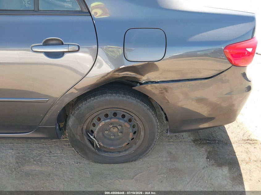 2011 Toyota Corolla VIN JTDBU4EE7B9133751 IAAI salvage auction — REAR END, Salvage (California), sold $25 on 2026-07-29 (photo 6)