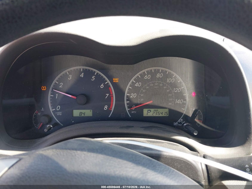 2011 Toyota Corolla VIN JTDBU4EE7B9133751 IAAI salvage auction — REAR END, Salvage (California), sold $25 on 2026-07-29 (photo 7)