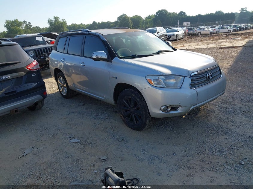 2008 Toyota Highlander hybrid VIN JTEEW44A682011269 IAAI salvage auction — NORMAL WEAR, Clear-Dealer Only (North Carolina), sold $500 on 2026-07-27 (photo 1)