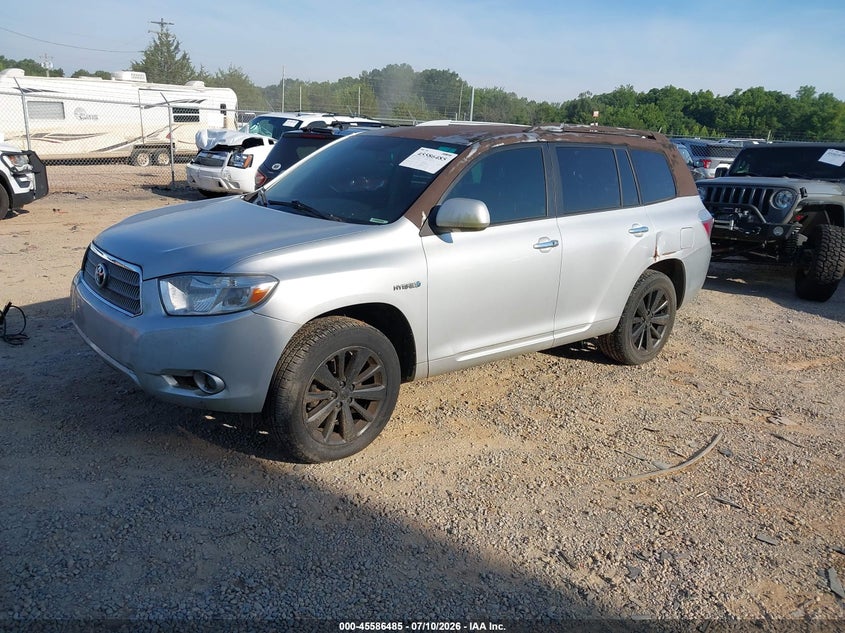 2008 Toyota Highlander hybrid VIN JTEEW44A682011269 IAAI salvage auction — NORMAL WEAR, Clear-Dealer Only (North Carolina), sold $500 on 2026-07-27 (photo 2)