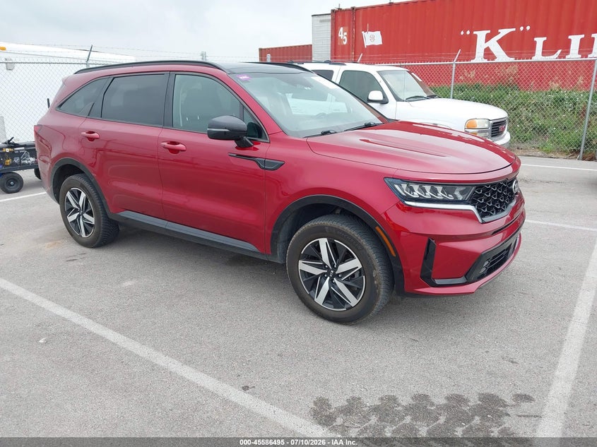 2021 Kia Sorento VIN 5XYRHDLF7MG032791 IAAI salvage auction — HAIL, Salvage Title, sold $10,000 on 2026-08-29 (photo 1)