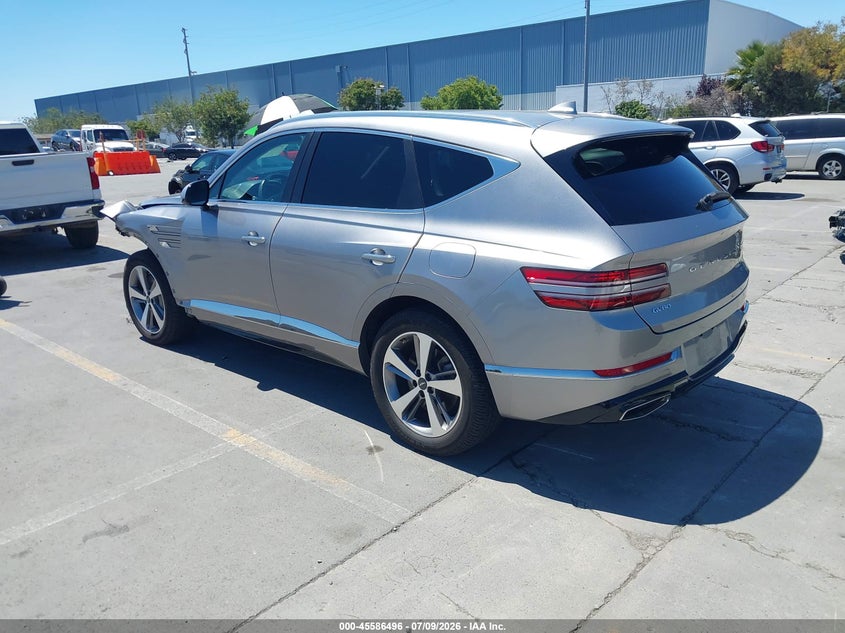 2021 Genesis Gv80 VIN KMUHCESC8MU050395 IAAI salvage auction — LEFT FRONT, Salvage (California), sold $10,600 on 2026-07-29 (photo 3)