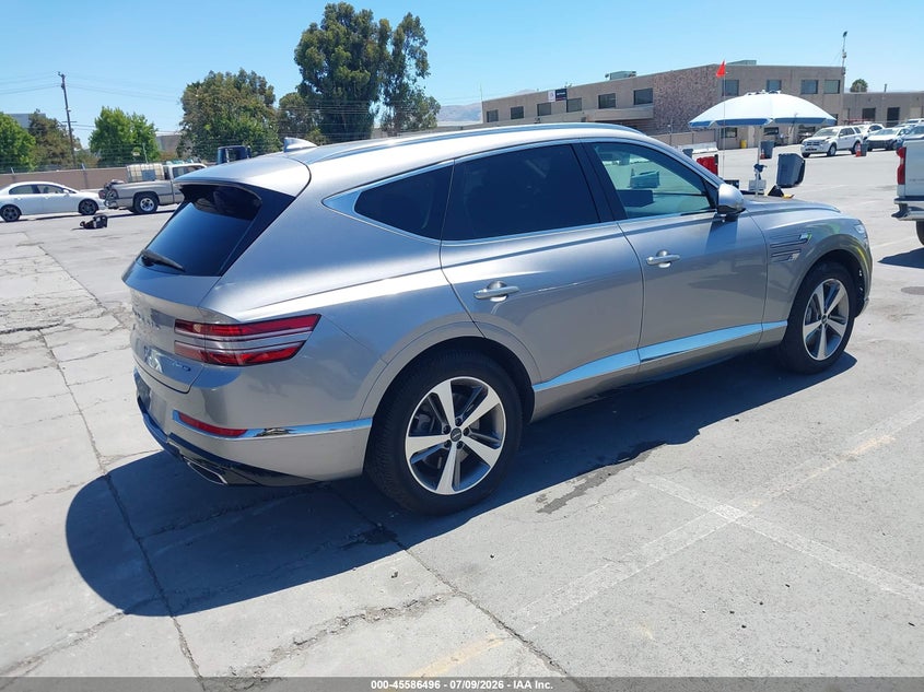 2021 Genesis Gv80 VIN KMUHCESC8MU050395 IAAI salvage auction — LEFT FRONT, Salvage (California), sold $10,600 on 2026-07-29 (photo 4)