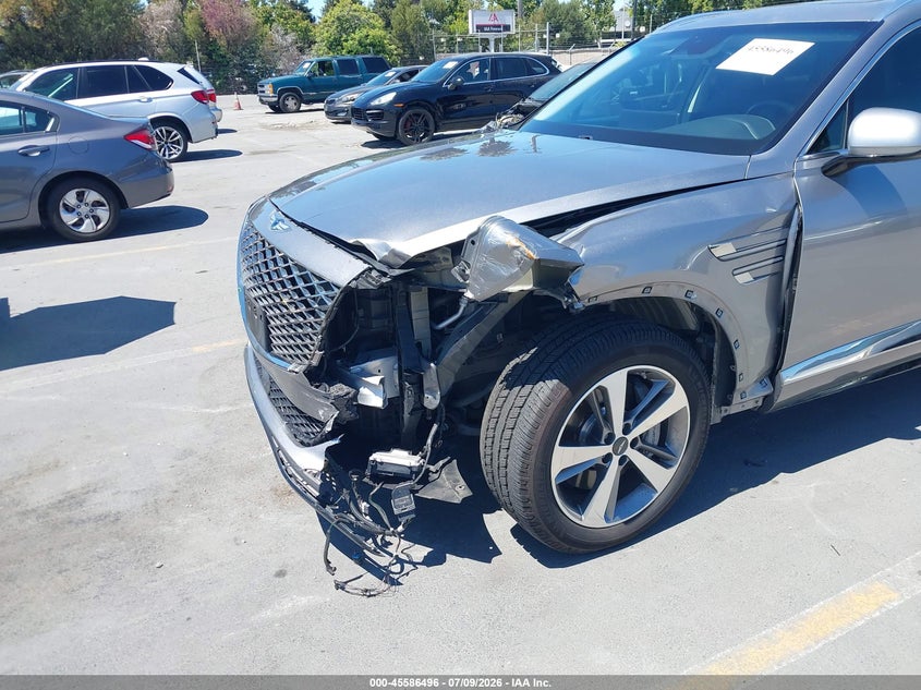 2021 Genesis Gv80 VIN KMUHCESC8MU050395 IAAI salvage auction — LEFT FRONT, Salvage (California), sold $10,600 on 2026-07-29 (photo 6)