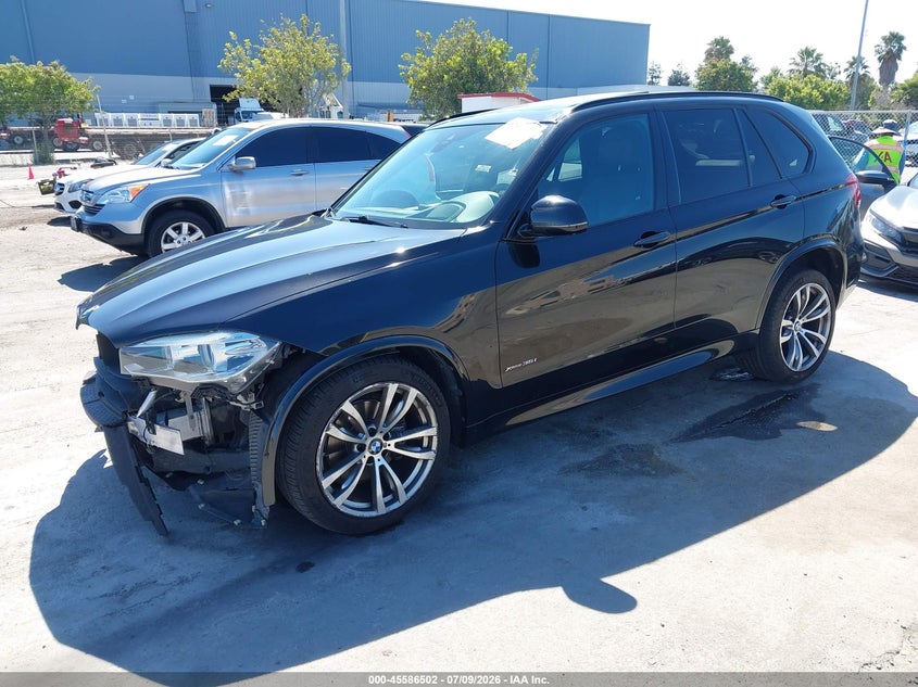 2016 BMW X5 VIN 5UXKR0C50G0S89606 IAAI salvage auction — RIGHT FRONT, Salvage (California), sold $3,900 on 2026-07-29 (photo 2)