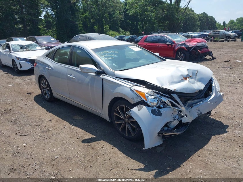 2016 Hyundai Azera VIN KMHFG4JG1GA555208 IAAI salvage auction — NORMAL WEAR, Clear (New Jersey), sold $1,200 on 2026-07-28 (photo 1)