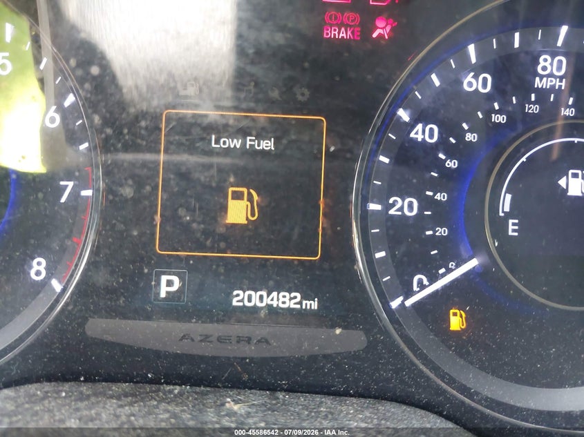 2016 Hyundai Azera VIN KMHFG4JG1GA555208 IAAI salvage auction — NORMAL WEAR, Clear (New Jersey), sold $1,200 on 2026-07-28 (photo 7)
